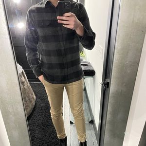 Men’s Nordstrom black flannel